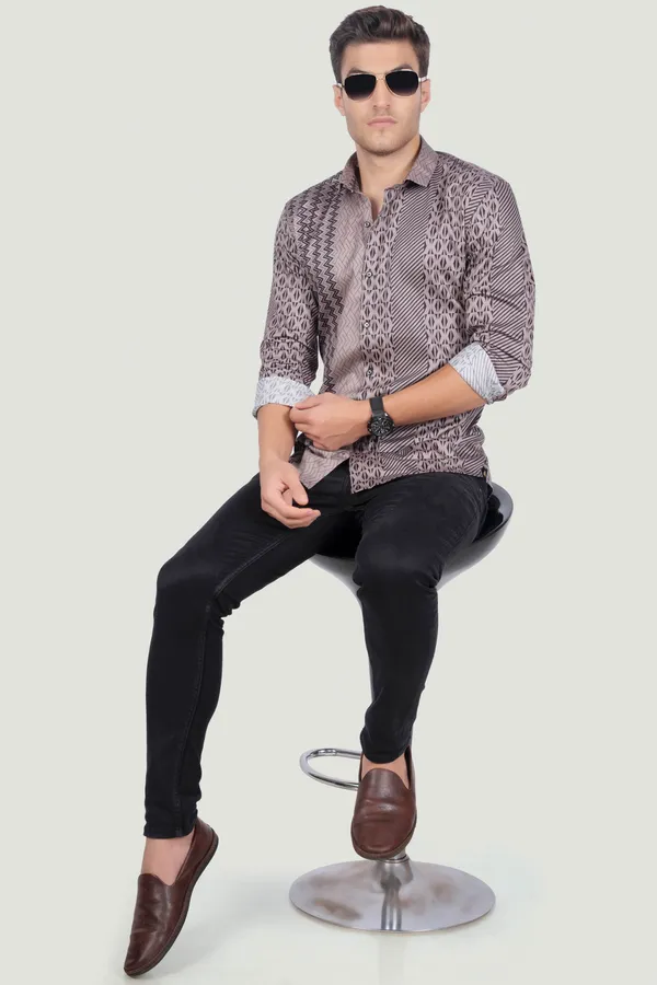 Ottavio_Brown_Stripes_Full_Sleeves_Shirt