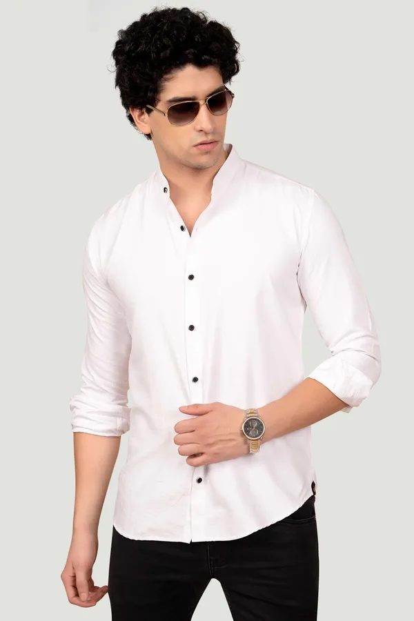 Nathan_White_Suede_Solid_Full_Sleeves_Shirt