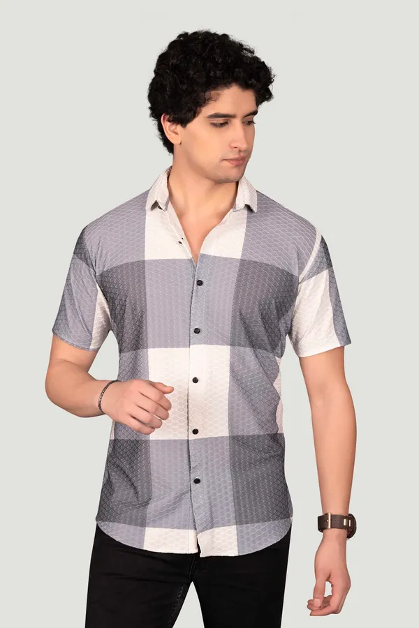 James_Grey_Jacquard_Checks_Full_Sleeves_Shirt