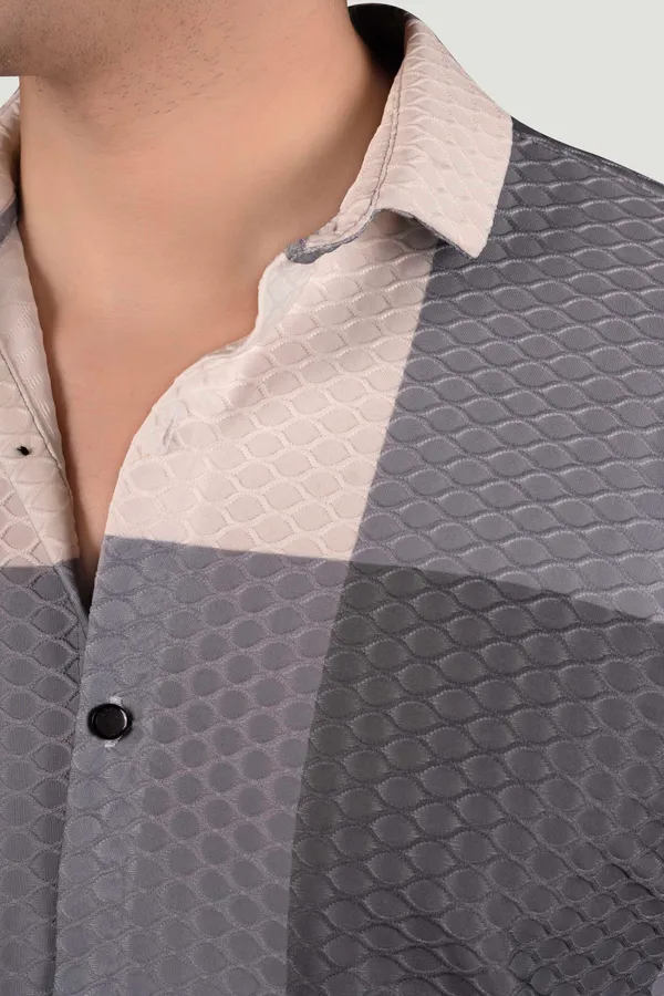 James_Grey_Jacquard_Checks_Full_Sleeves_Shirt