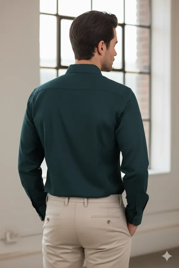 Henrik_Olive_Green_Cotton_Formal_Shirt