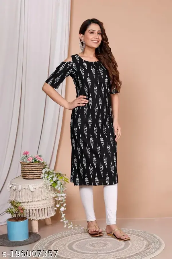 Black_Cotton_Rayon_Long_Fibres,_Extra_Softness_Kurti