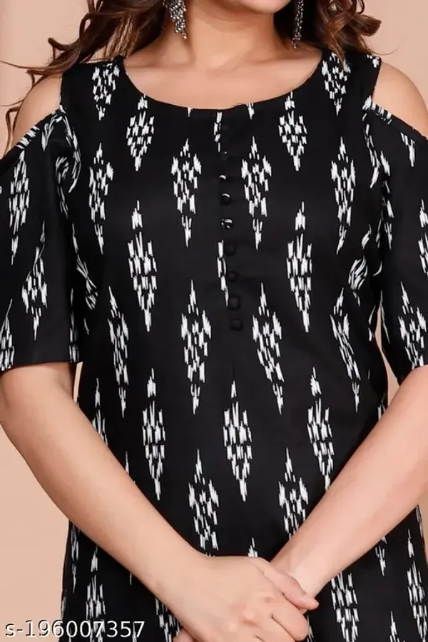 Black_Cotton_Rayon_Long_Fibres,_Extra_Softness_Kurti