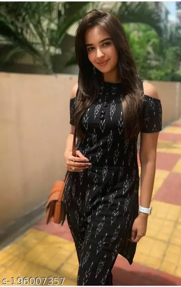 Black_Cotton_Rayon_Long_Fibres,_Extra_Softness_Kurti