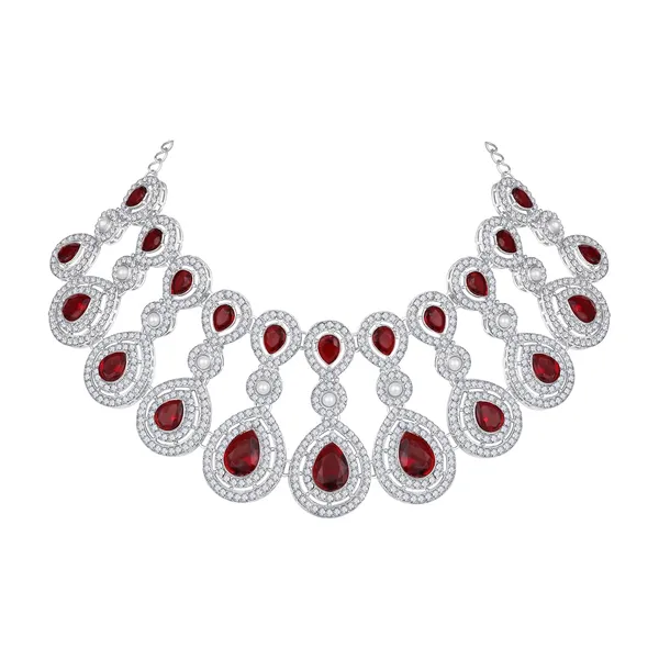 Atasi_International_Silver_Plated_Kundan_Polki_and_Crystal_Traditional_Jewellery_Set_for_Women_with_Necklace,_Earrings,_and_Maang_Tikka_–_Ideal_for_Party,_Wedding,_and_Engagement