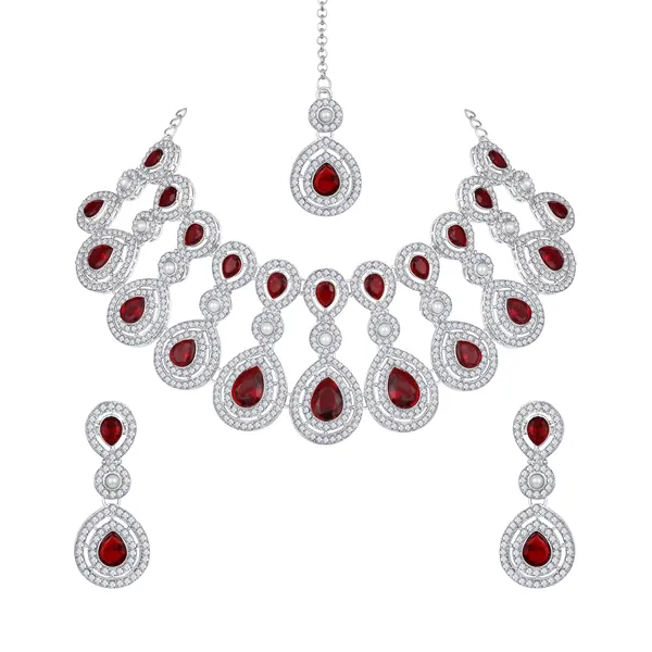 Atasi_International_Silver_Plated_Kundan_Polki_and_Crystal_Traditional_Jewellery_Set_for_Women_with_Necklace,_Earrings,_and_Maang_Tikka_–_Ideal_for_Party,_Wedding,_and_Engagement