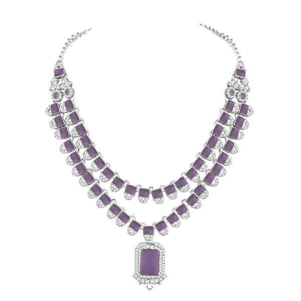 Atasi_International_Double_Layer_Traditional_Stylish_Necklace_Set_With_Earrings_And_Maangtikka_For_Women_Girls_Jewellery_For_Party_Wedding_And_Festive_Occasions_Ideal_For_Gifting