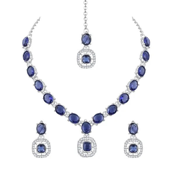 Atasi_International_Stylish_Crystal_Jewelry_Set_For_Women_Diamond_Look_Crystals_Earrings_Maangtikka_Wedding_Festive_Jewelry_Set