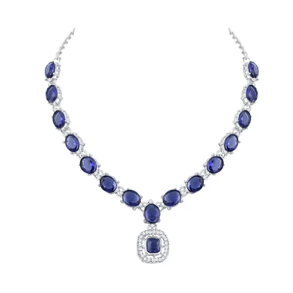 Atasi_International_Stylish_Crystal_Jewelry_Set_For_Women_Diamond_Look_Crystals_Earrings_Maangtikka_Wedding_Festive_Jewelry_Set