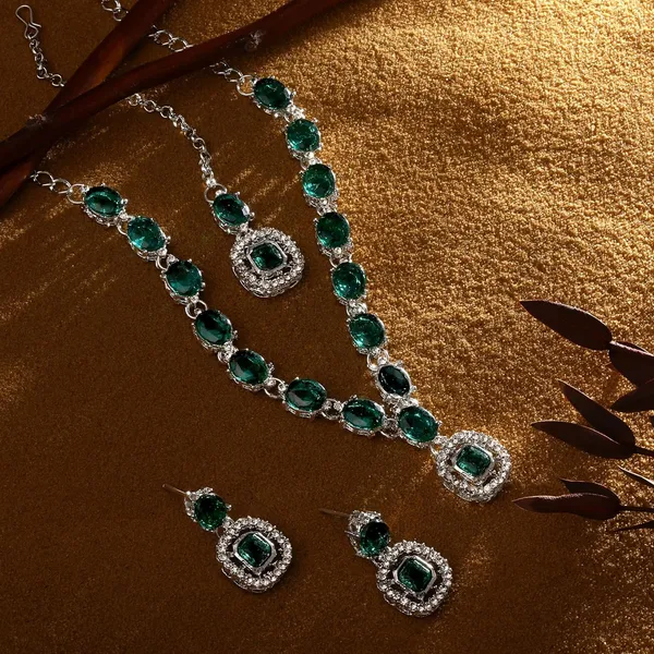 Atasi_International_Stylish_Crystal_Jewelry_Set_For_Women_Diamond_Look_Crystals_Earrings_Maangtikka_Wedding_Festive_Jewelry_Set