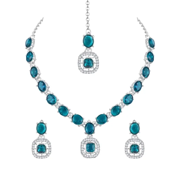 Atasi_International_Stylish_Crystal_Jewelry_Set_For_Women_Diamond_Look_Crystals_Earrings_Maangtikka_Wedding_Festive_Jewelry_Set