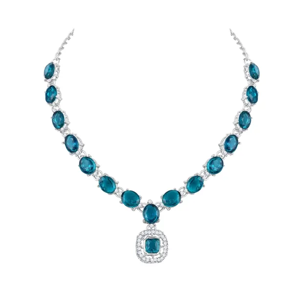 Atasi_International_Stylish_Crystal_Jewelry_Set_For_Women_Diamond_Look_Crystals_Earrings_Maangtikka_Wedding_Festive_Jewelry_Set