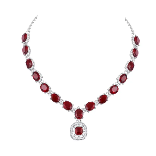 Atasi_International_Stylish_Crystal_Jewelry_Set_For_Women_Diamond_Look_Crystals_Earrings_Maangtikka_Wedding_Festive_Jewelry_Set