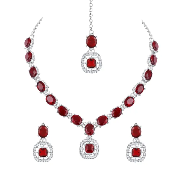 Atasi_International_Stylish_Crystal_Jewelry_Set_For_Women_Diamond_Look_Crystals_Earrings_Maangtikka_Wedding_Festive_Jewelry_Set