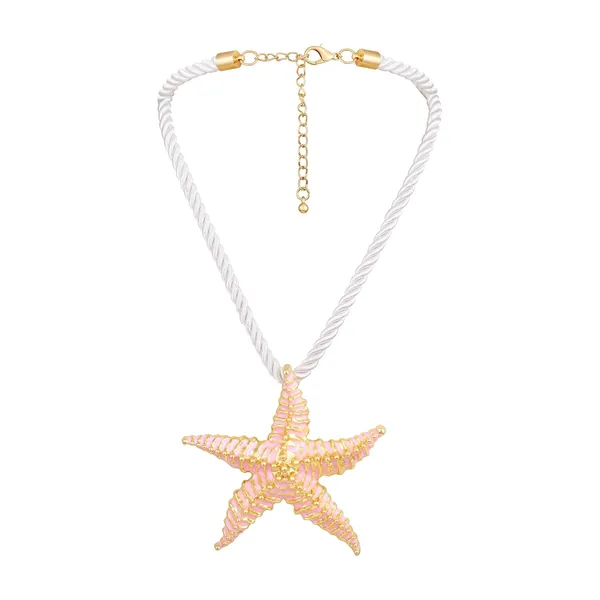 Atasi_International_Metal_Enamel_Starfish_Pendant_Neckalce_For_Women_New_Ocean_Styles_Holiday_Accessories_Gifts_Rope_Chain_Necklace_For_Women_And_Girls_R10006