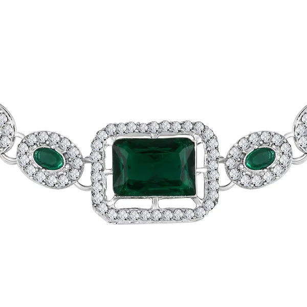 Atasi_International_American_Diamond_Kundan_Style_Silver_Plated_Emerald_Green_Crystals_Necklace_With_Earrings_And_Maang_Tika_Jewellery_Set_For_Women_Suited_For_Party_Wedding_Engagement_Rdg6225