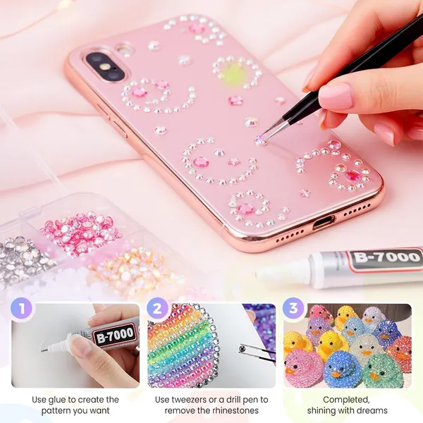 Resin_Jelly_Rhinestones_For_Bedazzling_15_Colors_3mm_Flatback_Gems_With_B_7000_Glue_And_Tweezers_Assorted_Multicolour_Crystals_For_Clothing_Shoes_Crafts