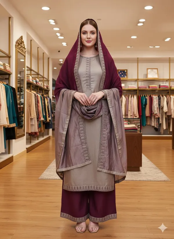 Exclusive_Dress_Material_Suit_For_Women_Slub_Cotton_Tie_Work