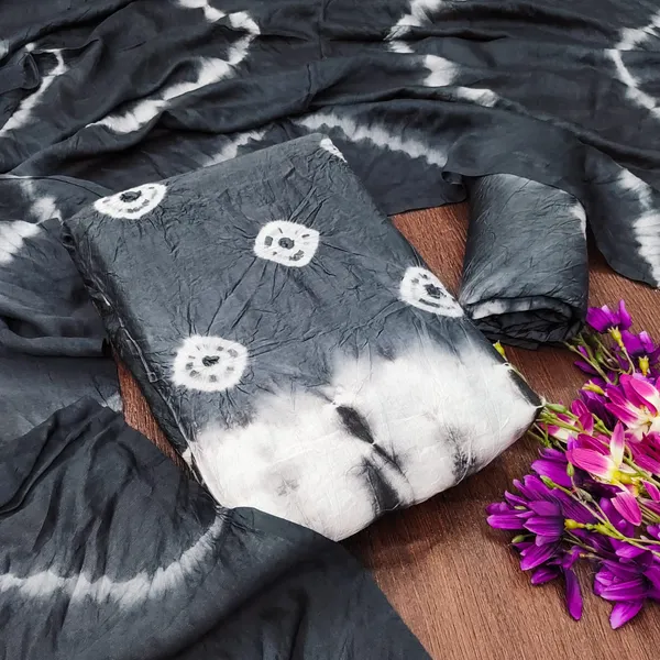 Unstitched_Shibori_Bandhani_Chanderi_Cotton_Dress_Material_With_4.50_Meter_Top_And_Bottom_With_2.25_Meter_Dupatta