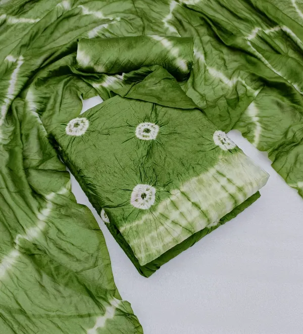Unstitched_Shibori_Bandhani_Chanderi_Cotton_Dress_Material_With_4.50_Meter_Top_And_Bottom_With_2.25_Meter_Dupatta