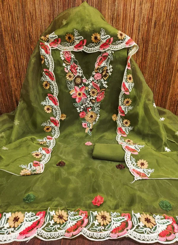 Unstitched_Organza_Silk_Embroidery_Work_Dress_Material_For_Her_With_4.10_Meter_Top_And_Bottom_With_1.50_Meter_Inner_And_2.10_Meter_Dupatta