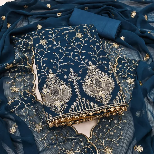 Unstitched_Zamato_Zari_Work_And_Jhalar_Lace_Dress_Material_For_Her_With_4.10_Meter_Top_And_Bottom_With_1.50_Meter_Inner_And_2.10_Meter_Dupatta