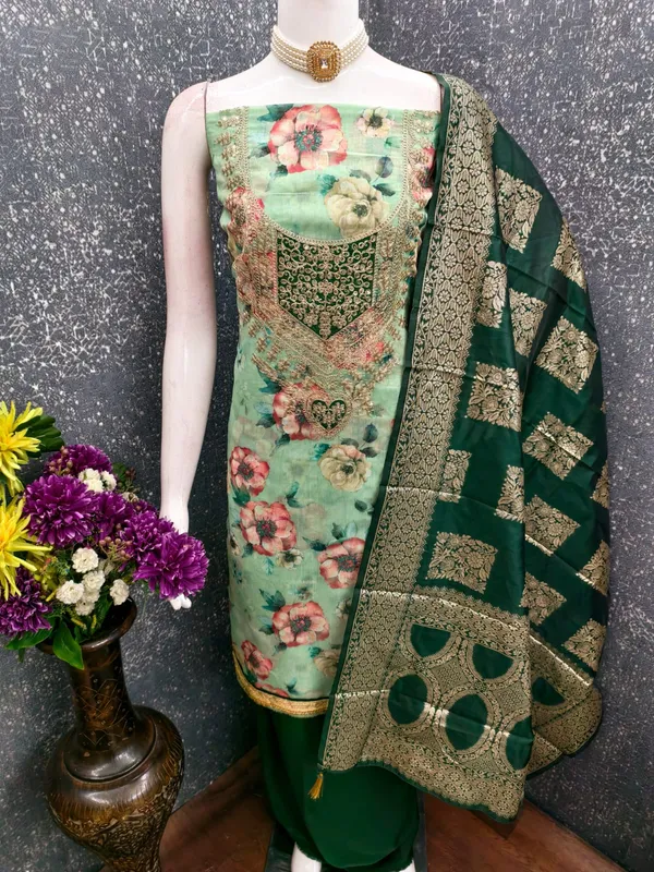 Exclusive_Dress_Material_Suit_For_Women_Pure_Chanderi_Print_With_Coding_Work