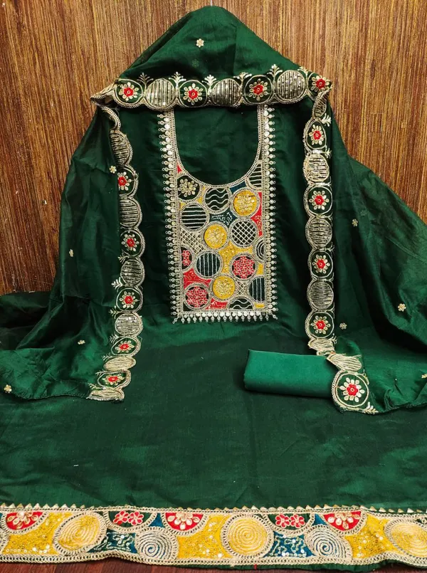 Unstitched_Modal_Chanderi_Work_Dress_Material_For_Her_With_4_Meter_Top_And_Bottom_And_2_Meter_Dupatta