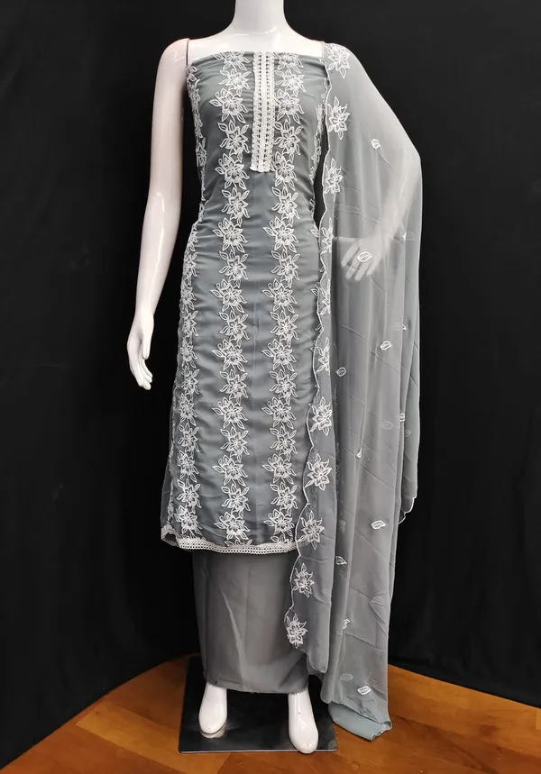Unstitched_Georgette_Embroidery_Work_Dress_Material_For_Her_With_4.10_Meter_Top_And_Bottom_With_1.50_Meter_Inner_And_2.10_Meter_Dupatta
