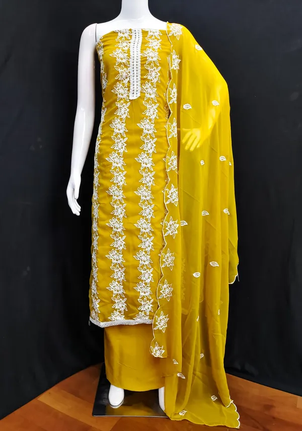 Unstitched_Georgette_Embroidery_Work_Dress_Material_For_Her_With_4.10_Meter_Top_And_Bottom_With_1.50_Meter_Inner_And_2.10_Meter_Dupatta