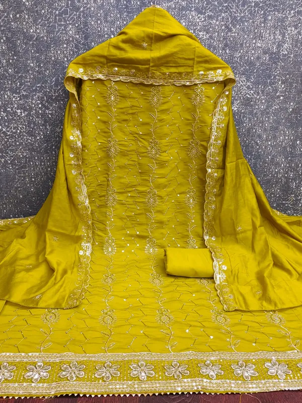 Exclusive_Dress_Material_Suit_For_Women_Pure_Roman_Silk_With_Hand_Work