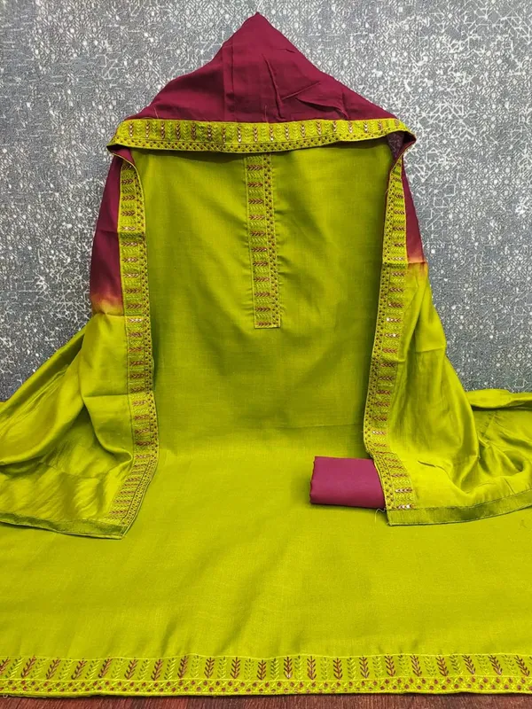 Exclusive_Dress_Material_Suit_For_Women_Slub_Cotton_Tie_Work