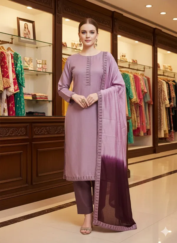 Exclusive_Dress_Material_Suit_For_Women_Slub_Cotton_Tie_Work