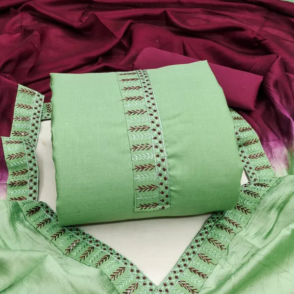 Exclusive_Dress_Material_Suit_For_Women_Slub_Cotton_Tie_Work