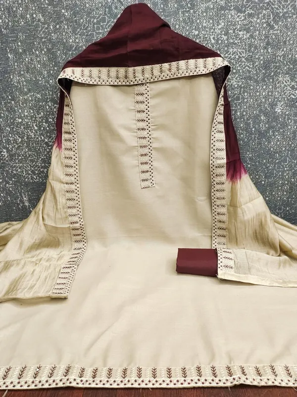 Exclusive_Dress_Material_Suit_For_Women_Slub_Cotton_Tie_Work