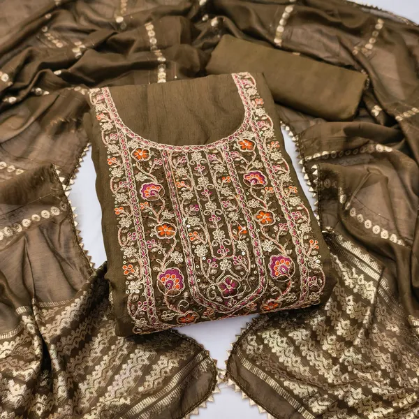Exclusive_Dress_Material_Suit_For_Women_Pure_Vichitra_Silk_With_Coding_Work