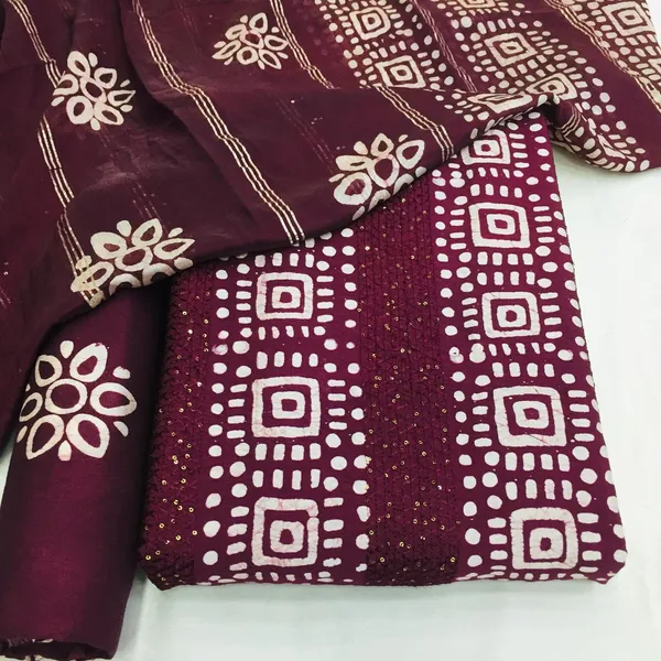 Unstitched_Maharani_Pure_Chanderi_Cotton_Dress_Material_For_Her_With_4.50_Meter_Top_And_Bottom_And_2_Meter_Dupatta