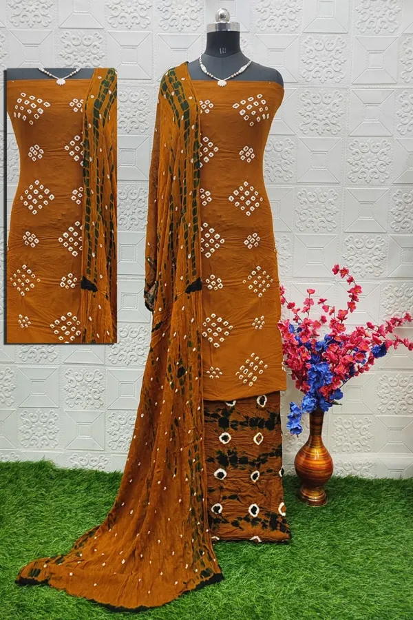 Unstitched_Rayon_Bandhani_Dress_Material_Top_Bottom_And_Dupatta