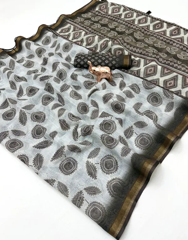 Kalamkari_Patola__Pure_Linen_Saree_And_Batin_Blouse_-_Gajari_Pink