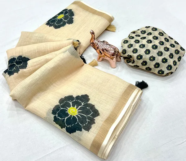 Kalamkari_Patola__Pure_Linen_Saree_And_Batin_Blouse_-_Gajari_Pink