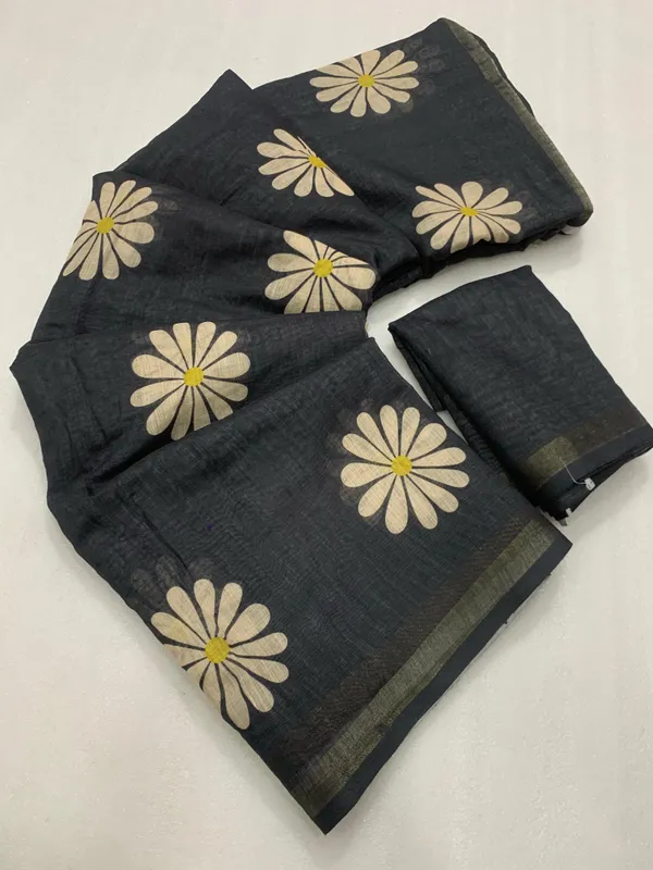 Kalamkari_Patola__Pure_Linen_Saree_And_Batin_Blouse_-_Gajari_Pink