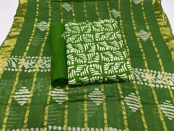 AWESOME_AND_BEAUTIFUL_UNSTITCHED_HEAVY_JAIPURI_SOFT_COTTON_HANDICRAFT_WAX_BATIK_DRESS_MATERIAL_SUIT