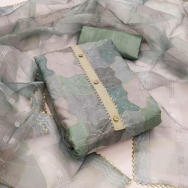 Unstitched_Organza_Silk_Work_With_Position_Print_Dress_Material_For_Her_With_4.10_Meter_Top_And_Bottom_With_1.50_Meter_Inner_And_2.10_Meter_Dupatta