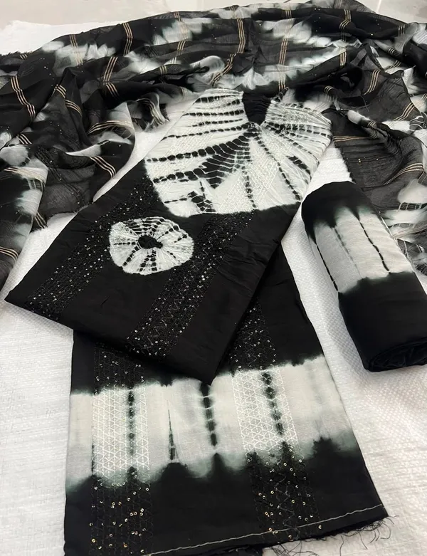 Unstitched_Maharani_Pure_Chanderi_Cotton_Dress_Material_For_Her_With_4.50_Meter_Top_And_Bottom_And_2_Meter_Dupatta