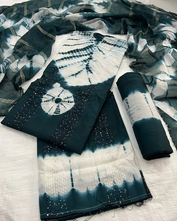 Unstitched_Maharani_Pure_Chanderi_Cotton_Dress_Material_For_Her_With_4.50_Meter_Top_And_Bottom_And_2_Meter_Dupatta
