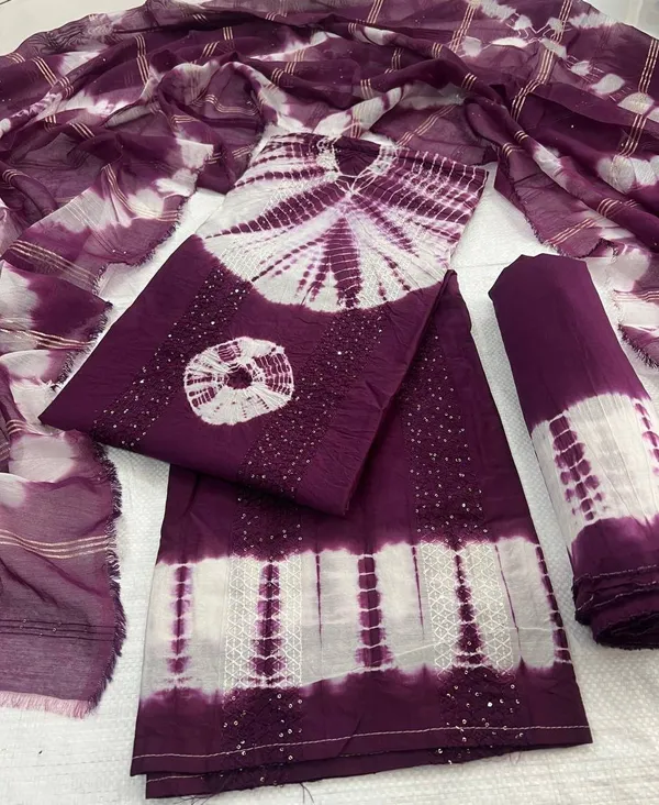Unstitched_Maharani_Pure_Chanderi_Cotton_Dress_Material_For_Her_With_4.50_Meter_Top_And_Bottom_And_2_Meter_Dupatta
