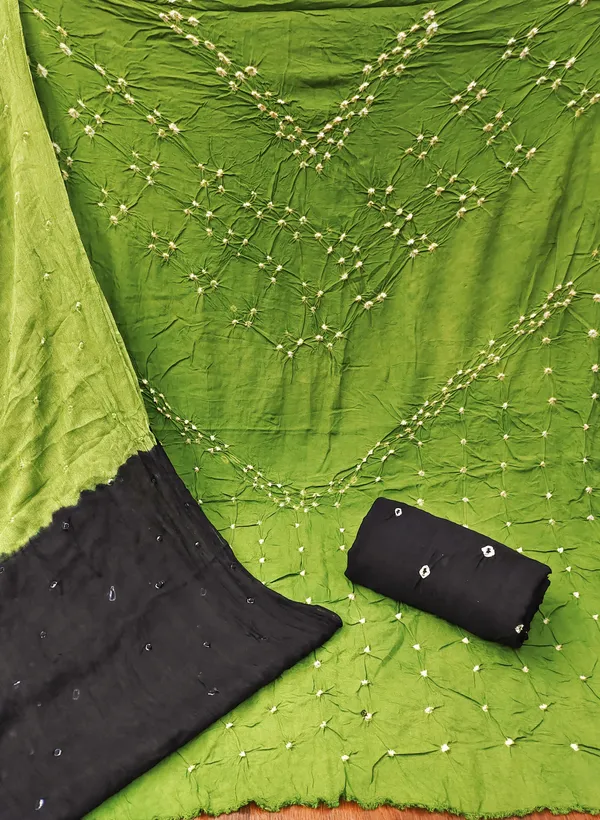 Unstitched_Suit_Dress_Material_|_Sandhya_Pure_Rayon_Hand_Bandhej_Bandhani_|_Premium_Unstitched_Suit_Material_For_Her_|_4.50_Meter_Top_&_Bottom_With_2_Meter_Dupatta