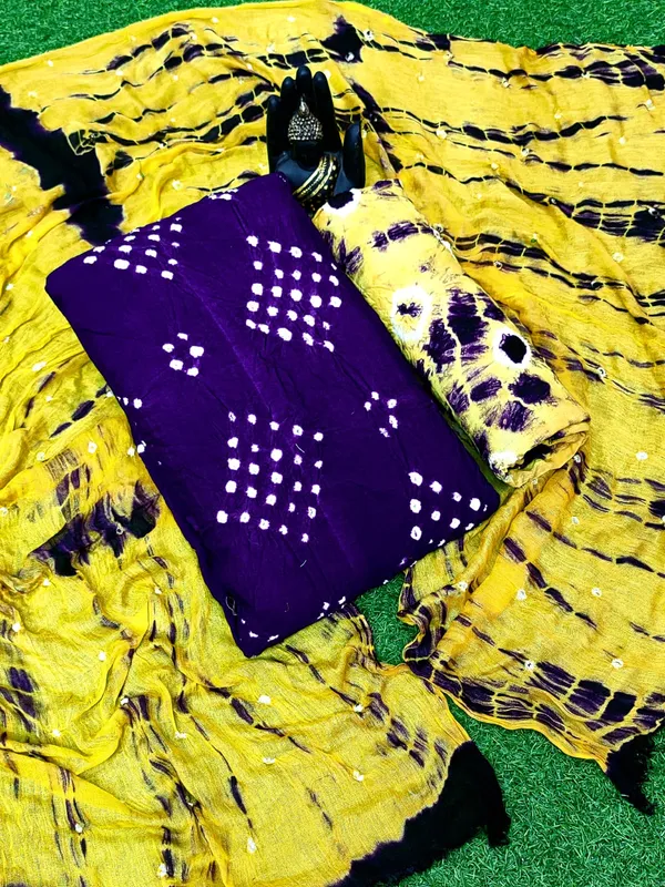 Unstitched_Pure_Rayon_Suit_Dress_Material_|_Sanvi_Hand_Bandhej_Bandhani_|_Premium_Unstitched_Suit_Material_For_Her_|_4.50_Meter_Top_&_Bottom_With_2_Meter_Dupatta