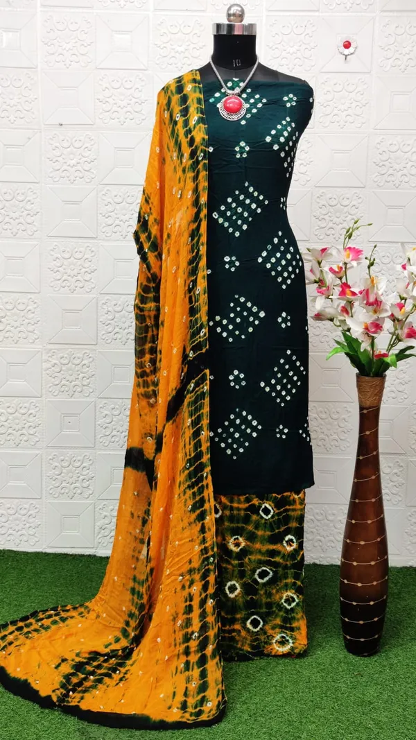 Unstitched_Pure_Rayon_Suit_Dress_Material_|_Sanvi_Hand_Bandhej_Bandhani_|_Premium_Unstitched_Suit_Material_For_Her_|_4.50_Meter_Top_&_Bottom_With_2_Meter_Dupatta