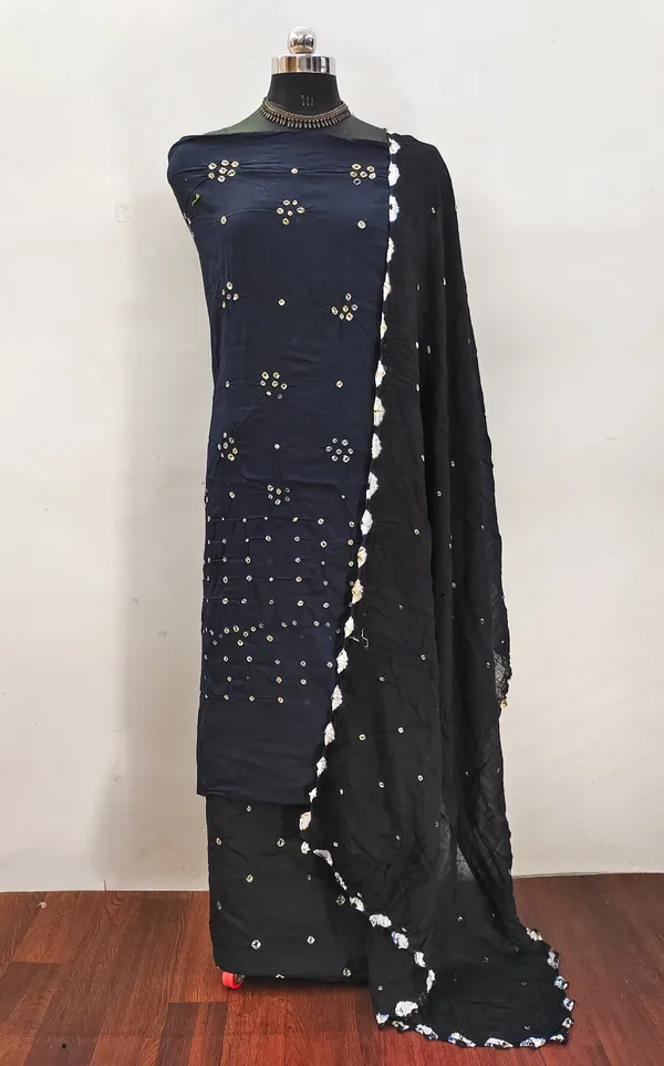 Unstitched_Suit_Dress_Material_|_Sanaya_Pure_Cotton_Hand_Bandhej_Bandhani_|_Premium_Unstitched_Suit_Material_For_Her_|_4.50_Meter_Top_&_Bottom_With_2.10_Meter_Dupatta